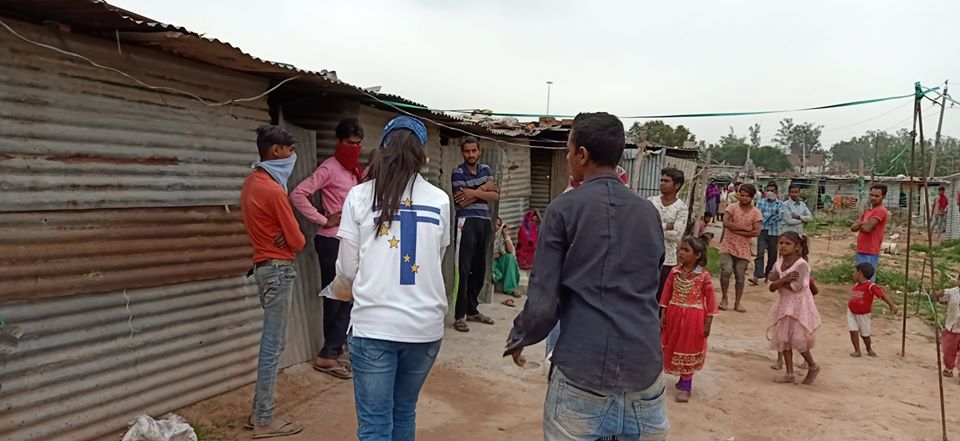 3rd Distribution Drive at Singhpura, Baltana, Near Gurudwara Nabha Sahib Zirakpur on 31st March 2020 Drive Photo